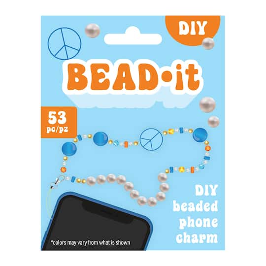 Bead It DIY Peace Sign Phone Charm Kit